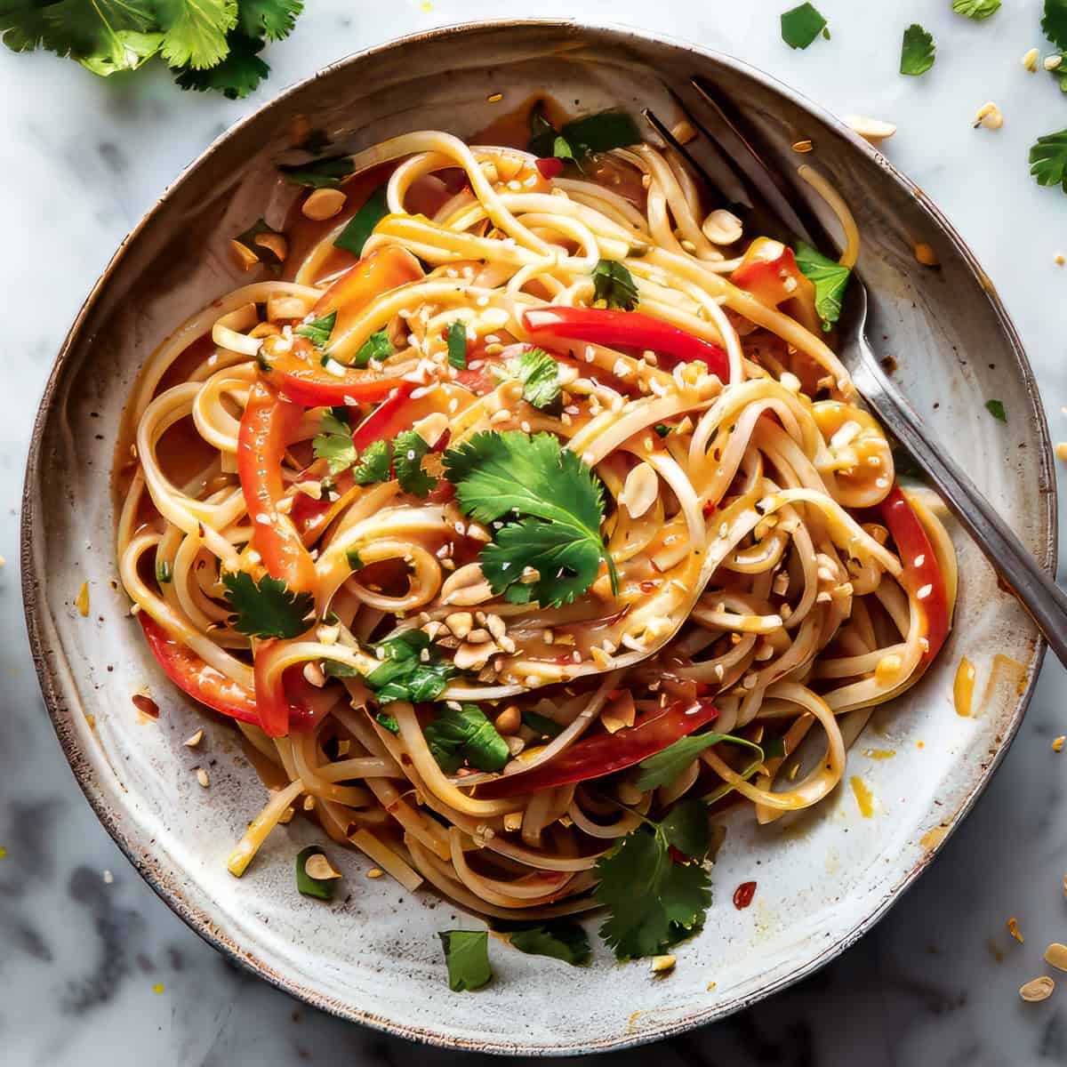 Easy Thai Peanut Noodles