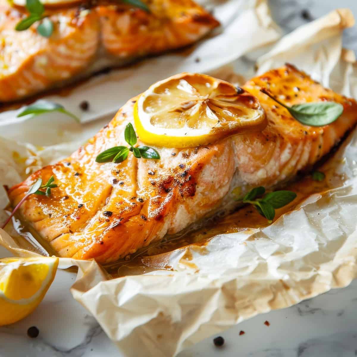 Easy Salmon en Papillote with Lemon Butter and Herbs